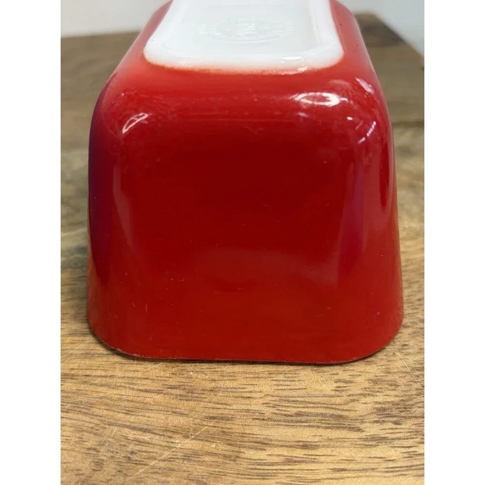 Pyrex Primary Colors 3 Pc Refrigerator Dishes 501 502 Vintage No Lids Red Blue